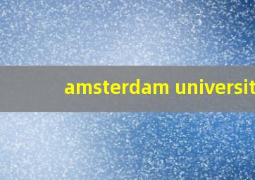 amsterdam university